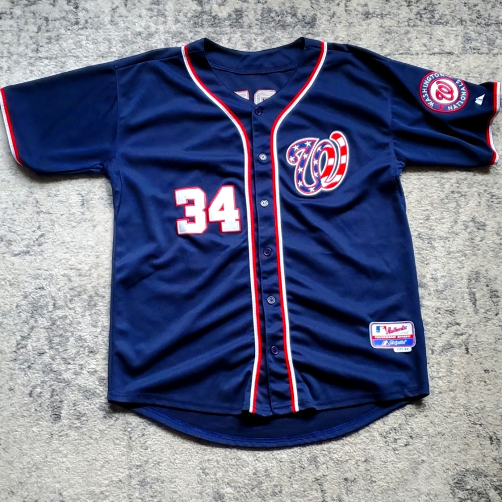 Bryce Harper #34 Washington Nationals jersey size Large